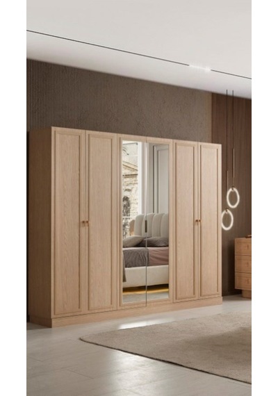Guell Mdf 6 Kapılı Dolap Aytaşı