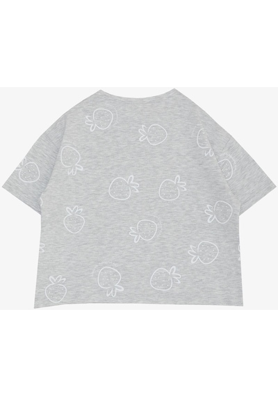 Breeze Kız Çocuk Tişört Crop Çilek & Yazı Baskılı 6-12 Yaş, Açık Gri Melanj-açık Gri Melanj Açık Gri Melanj Breeze Kız Çocuk Tişört Crop Çilek & Yazı Baskılı 6-12 Yaş, Açık Gri Melanj-açık Gri Melanj Açık Gri Melanj