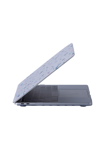 Apple Uyumlu MacBook Air Kılıf 13 İnç Terrazzonl Eski Usb'li Model 2010-2017 A1369 A1466 İle Beyaz