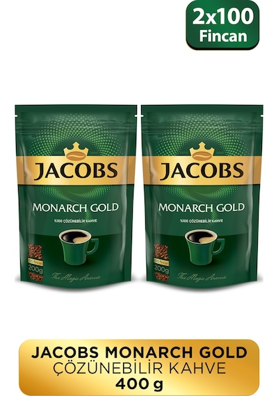 Jacobs Monarch Gold Granül Kahve 2 x 200 G