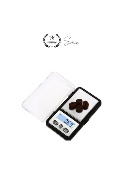 Premium Pilli Mini Hassas Cep Terazisi Tartı 200 G Kapasite 0.01 G Kuyumcu Tartısı Kılıflı Kalibre Çok Renkli