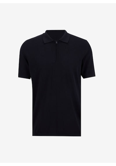Fabrika Comfort Siyah Erkek Polo Yaka Regular Fit Rayon Karışımlı Kazak Fc4sm-kzk 0374