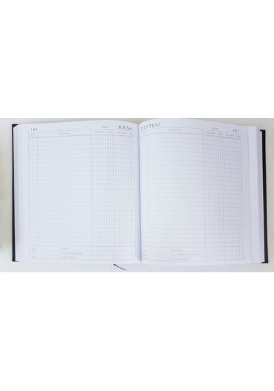 Kasa Defteri 17x24 368 Yaprak Cilt Bezli