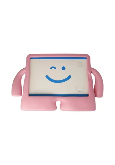 Newface Samsung Galaxy T500 Tab A7 10.4 Kılıf Karakter Tablet Silikon - Açık Pembe
