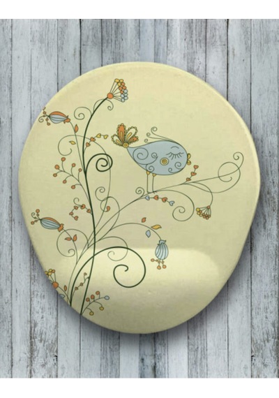 Mavi Kuş Oval Bilek Destekli Mouse Pad Mousepad