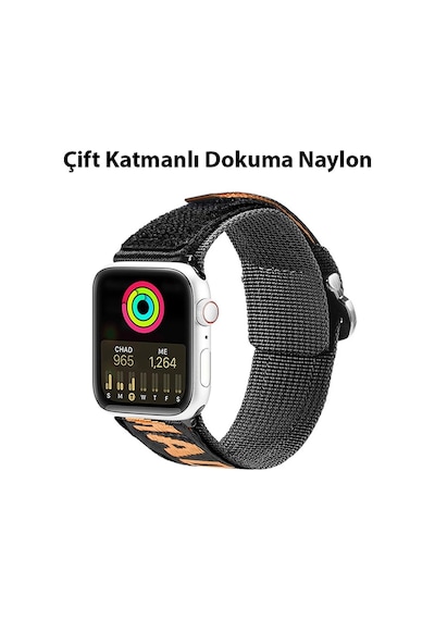 Dux Ducis Apple Watch Uyumlu 42/44/45mm İçin Kayış Kordon Lylon Loop- 5775