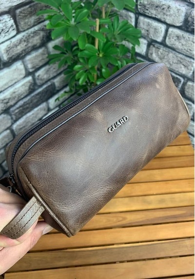 Guard Antik Kahverengi Unisex Hakiki Deri El Çantası // Grd260701wt472 Çok Renkli