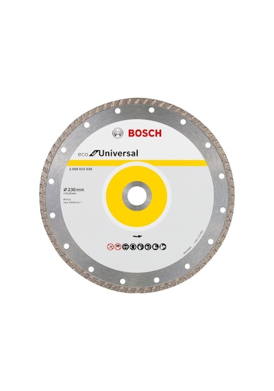 Bosch Eco For Universal 230 mm Turbo Elmas Kesme Diski