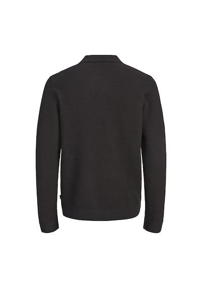 Jack & Jones Jprblurıley Knıt Polo Ls Kahverengi