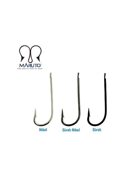 Maruto 1521 Bn Siyah Nikel Olta İğnesi No:2 - Standart