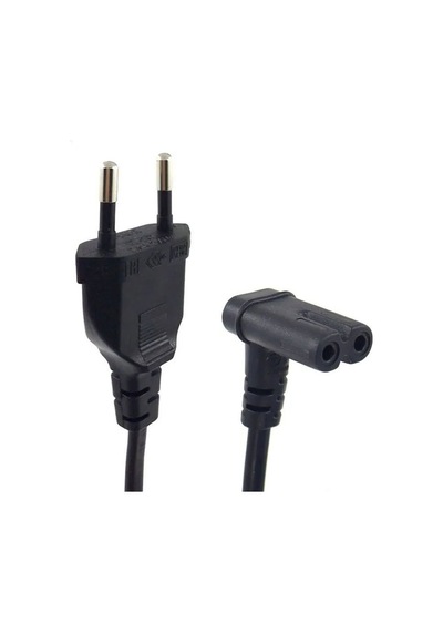 Tv İçin 90 Derece Dik Açılı Power Kablo Ac Power Güç Kablosu 2m