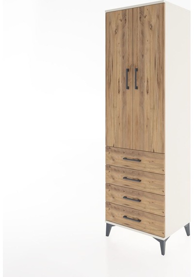 Hyperion Dolap 2 Raflı 4 Çekmeceli Tek Askılı 60x44x195 Aytaş... Aytaşı