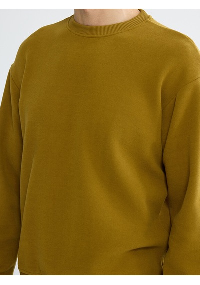 Lcw Vision Yeşil Bisiklet Yaka Erkek Sweatshirt