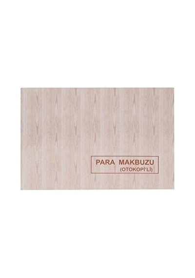 Dilman Para Makbuzu Otokopili 6 Parça Doğal Ahşap Renkli 21x29.7 Cm Ölçülerle