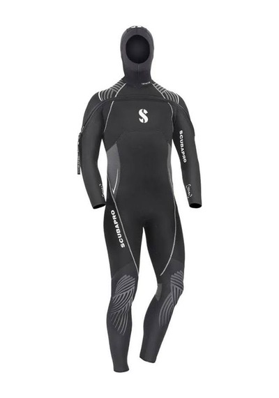 Scubapro Definition Hood Fzip 7 Mm Dalış Elbisesi 2xl Beden Siyah
