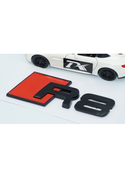 Dk Tuning R8 Bagaj Siyah 3m 3d Yazı Logo Audi İle Uyumlu