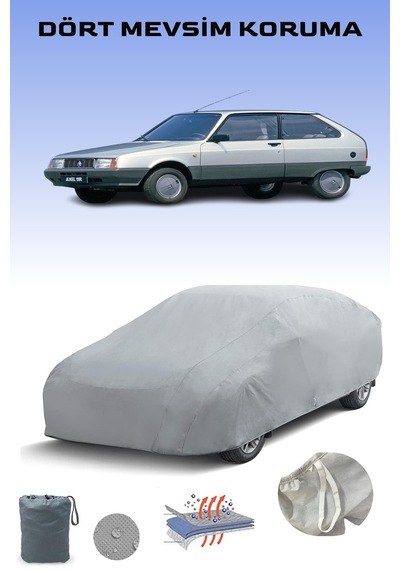 Gri Citroen Axel Araba Brandası, Oto Örtüsü, Araba Çadırı Gri