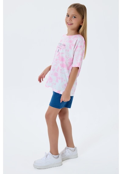 U.s. Polo Assn. Kız Çocuk Pembe Şort Takım Us2520-c-v1 Pembe