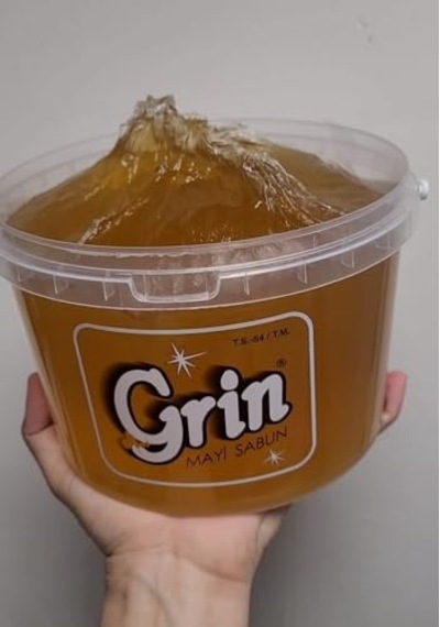 Grin Ekolojik Arap Sabunu, 3 Kg Organik Jel Sabun, Ayçiçeği Yağı Özlü Doğal Sıvı Sabun Kova Diğer