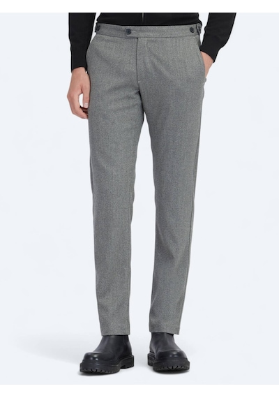 Kip Antrasit Dokuma Regular Fit Casual Pantolon Antrasit