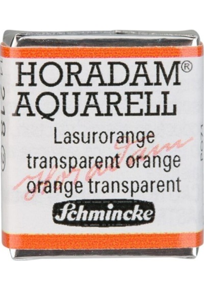 Schmincke Horadam Aquarell Artist Sulu Boya Translucent Orange Yarım Tablet