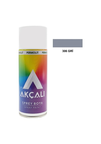 Akçalı Sprey Boya 306 Gri 400 ML