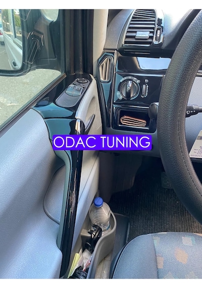 Mercedes Vito Viano 2004-2013 Maun Kaplama Set Piano Black Siyah