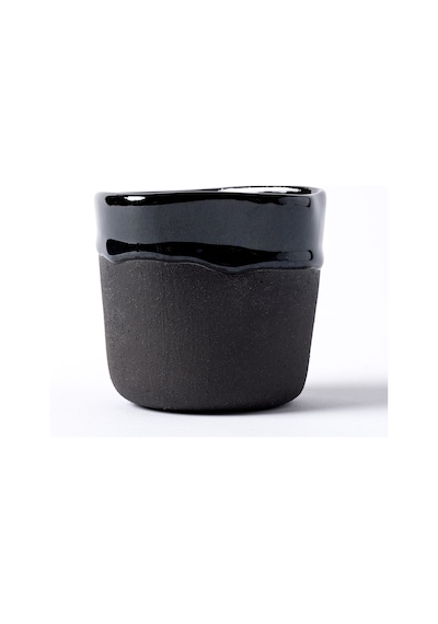 Must Siyah Mavi Stoneware Hareli El Yapımı Mug Fincan 2li Set 8637