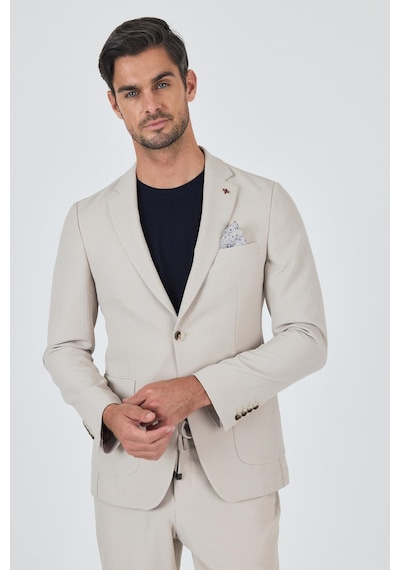 İmza Bej Mono Yaka Kendinden Desenli 2 Düğme Casual Esnek Slim Fit Takım Elbise 1001250174 Bej İmza Bej Mono Yaka Kendinden Desenli 2 Düğme Casual Esnek Slim Fit Takım Elbise 1001250174 Bej