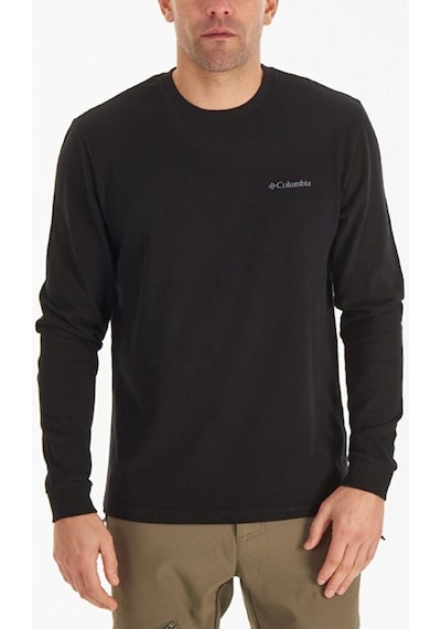Columbia Csc M Basic Sm Logo Ls Tee Siyah Erkek Tişört Cs0354-010