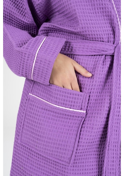 Varol Kaos Serisi Kimono Yaka Pike Bornoz Sabahlık Lila-xxl LİLA