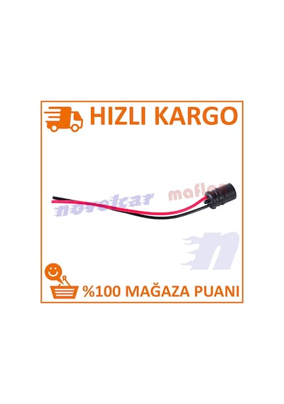2adet-maflen T10 Dipsiz W5w Soket Ucu Kablolu Duy-s1855