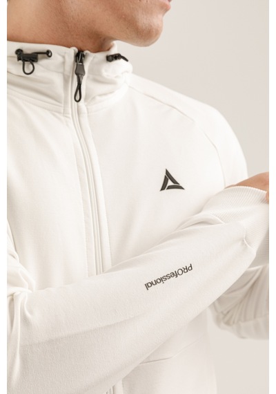 Airlife Saturn Ur7 Pro I Tam Boy Fermuarlı Erkek Kapüşonlu Sweatshirt Beyaz