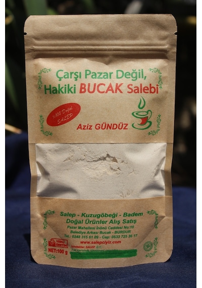 Doğal Bucak Salebi Aziz Gündüz Meşhur Bucak Salebi 100 G