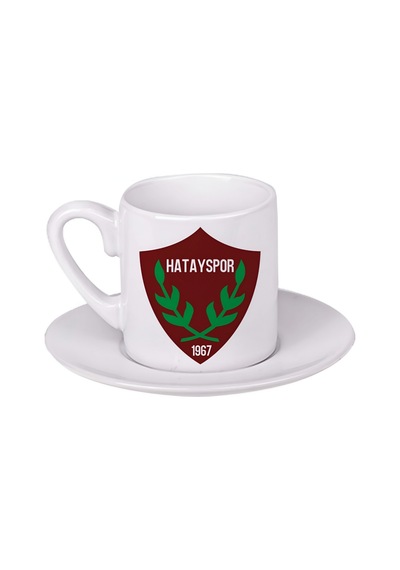 Hatayspor Türk Kahvesi Fincanı Beyaz