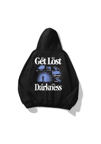 Tarzsokak Unisex Get Lost Sweatshirt Siyah