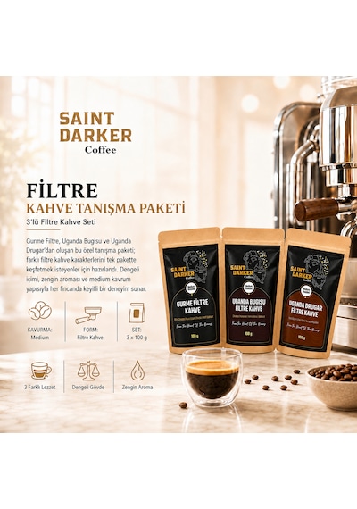 Filtre Kahve Tanışma Paketi 3x100 Gr