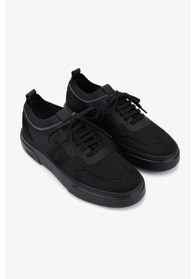 Valmenti Erkek Deri & Tekstil Siyah Sneakers & Spor Ayakkabı 1203 208 Erk Ayk Y26 Sıyah Trk