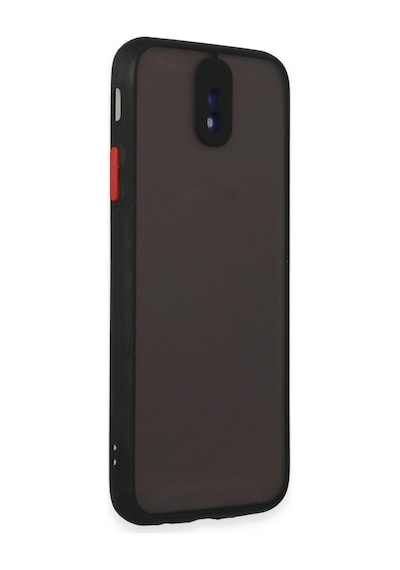 Samsung Galaxy J7 Pro / J730 Kılıf Montreal Silikon Kapak - Siyah Çokrenkli