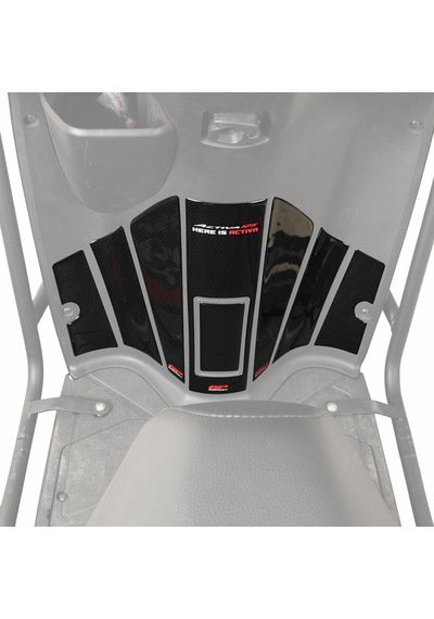 GP Kompozit  Honda Activa 125 2023-2024 Uyumlu Tank Pad Seti Karbon