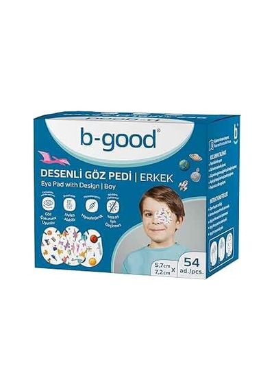 B Good Desenli Göz Pedi Erkek 100 Adet