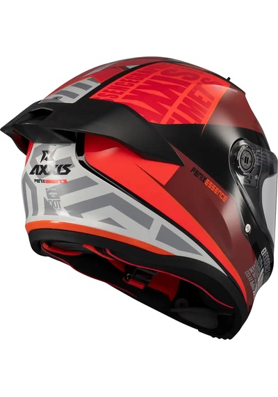 Axxis Fenıx Essence B5 Şeffaf Vizör Kask Mat Kırmızı
