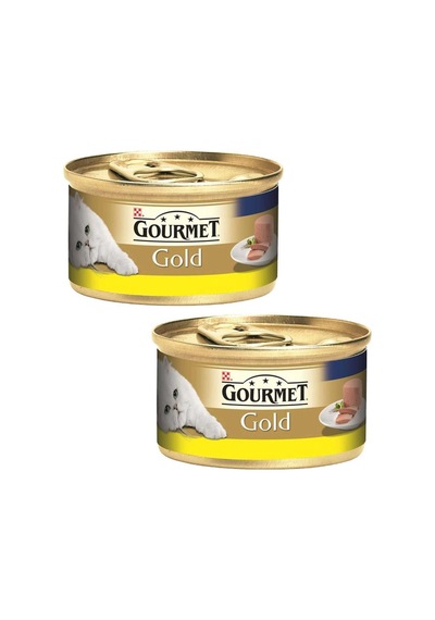 Purina Gourmet Gold Kıyılmış Tavuklu Konserve Yetişkin Kedi Maması 2 x 85 G