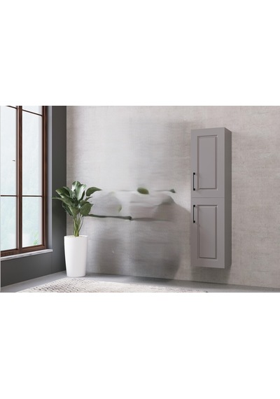 Denko Royal 35 Cm Kül Gri Banyo Boy Dolabı Denko Royal 35 Cm Kül Gri Banyo Boy Dolabı