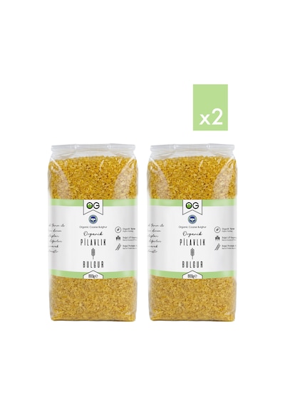 2 Li Organik Pilavlık Bulgur 800 Gr