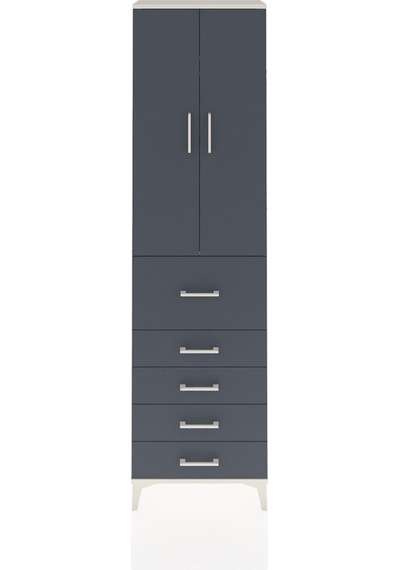 Arges Dolap 2 Raflı 5 Çekmeceli 2 Kapaklı 60x30x221 Aytaşı-an... Aytaşı