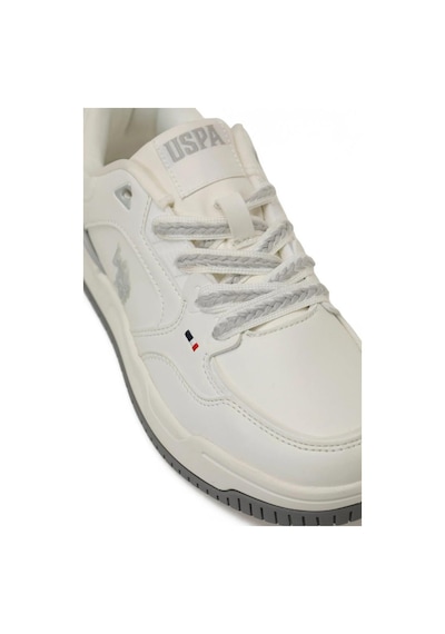 U.s. Polo Assn. 6p Zelda 6fx Beyaz Grı Kadın Sneaker Beyaz