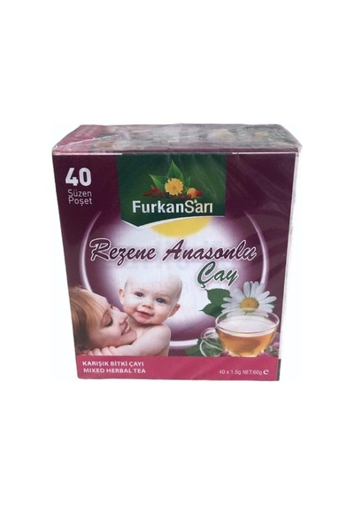 Furkan Sarı Rezene Anasonlu Bitki Çayı Süzen Poşet 40'lı