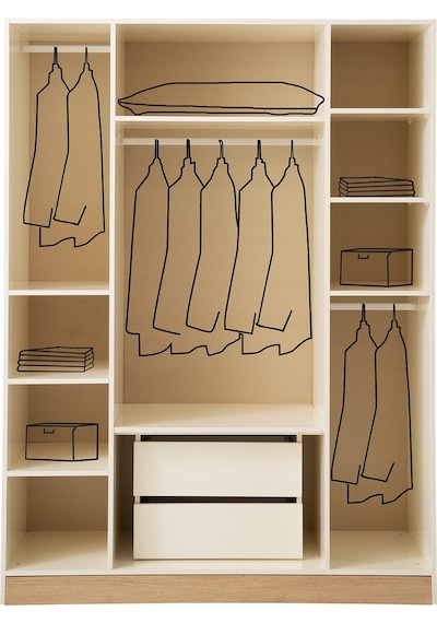 Zen Mdf 4 Kapılı Dolap