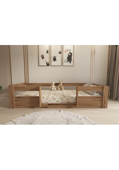Herseycik Ninnimo Montessori 90X190 Yatak Uyumlu Karyola M7-3